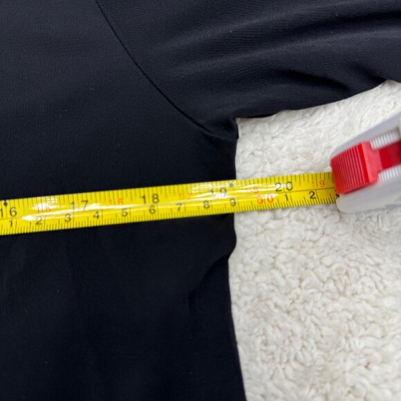 Eileen Fisher 100% Silk Women's Black Classic LS Top, Size M - Picture 7 of 7